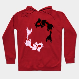 koi fishes ying-yang Hoodie